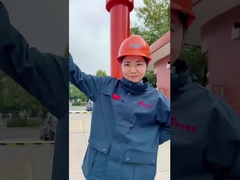 Silinder hidraulik khusus dengan lapisan keramik batang piston, batang piston HVOF