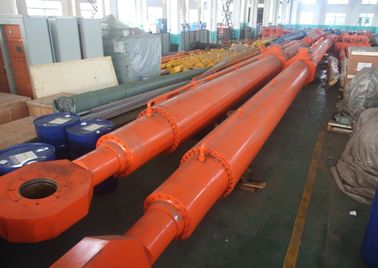 Carbon Steel Heavy Duty Hydraulic Cylinder Deep Hole Radial Gate 620mm Rod 340mm